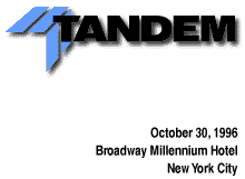 Oct 30, 1996 - Hudson Theater, New York